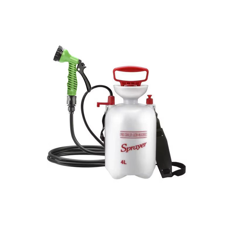 4/8L Portable Shower for Camping,Outdoor Shower with 3M Hose for Traveling Hiking,Multi-Function Sprayer for Irrigation Car Wash