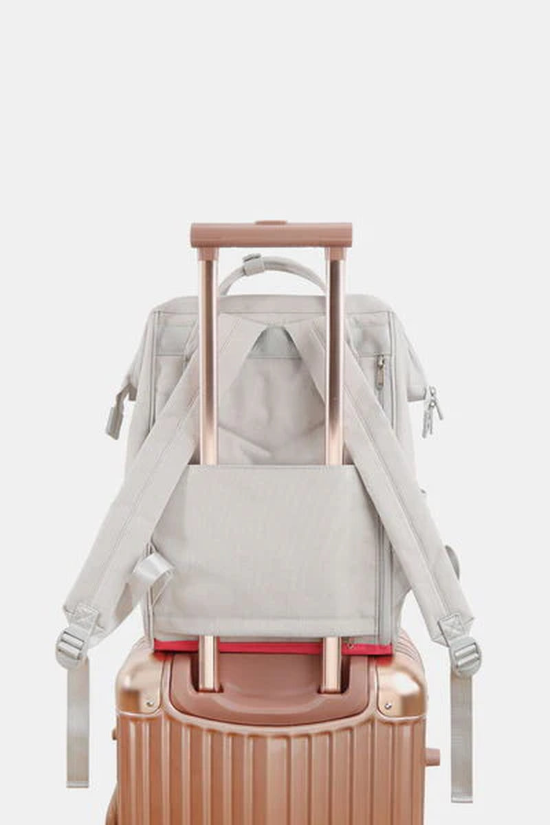 Himawari Waterproof Backpack with External USB Charging Port