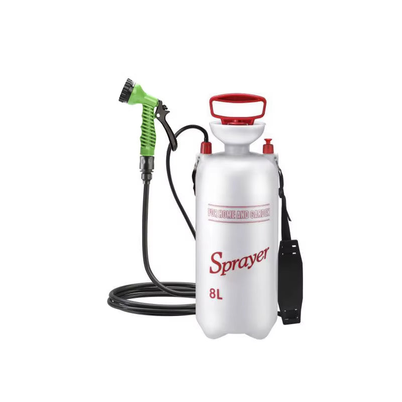 4/8L Portable Shower for Camping,Outdoor Shower with 3M Hose for Traveling Hiking,Multi-Function Sprayer for Irrigation Car Wash