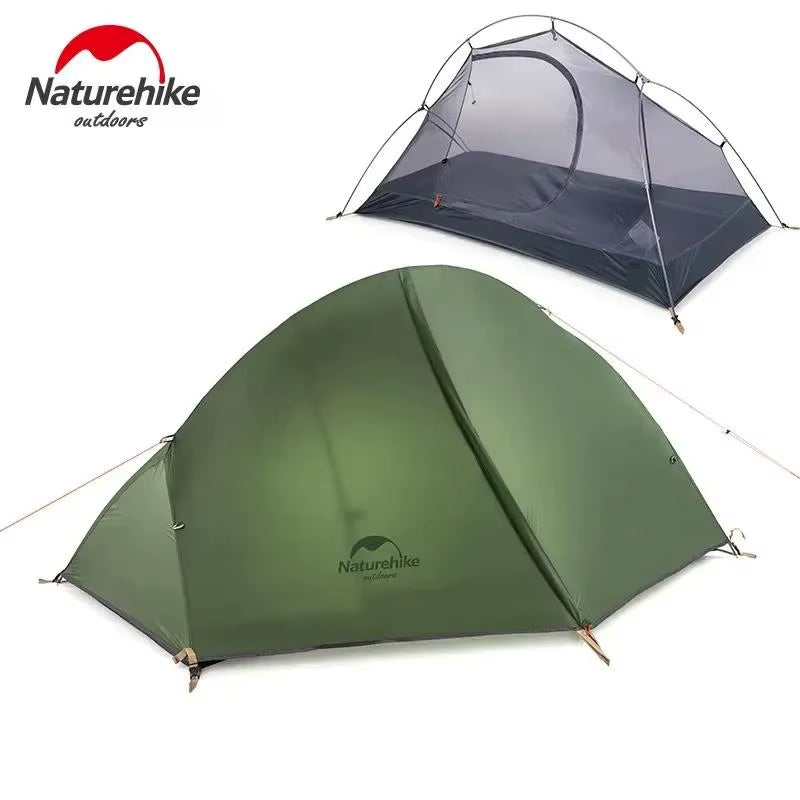 Tent Ultralight 1 Person Cycling Tents Portable Backpacking Tent 20D Nylon Waterproof Tent Camping Tent Hiking Tent