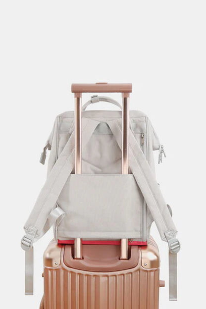 Himawari Waterproof Backpack with External USB Charging Port